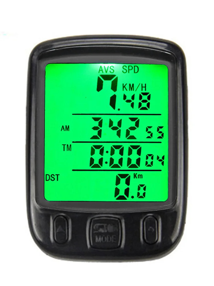 

Bike Computer Waterproof Luminous Bicycle Speedometer Speed Meter