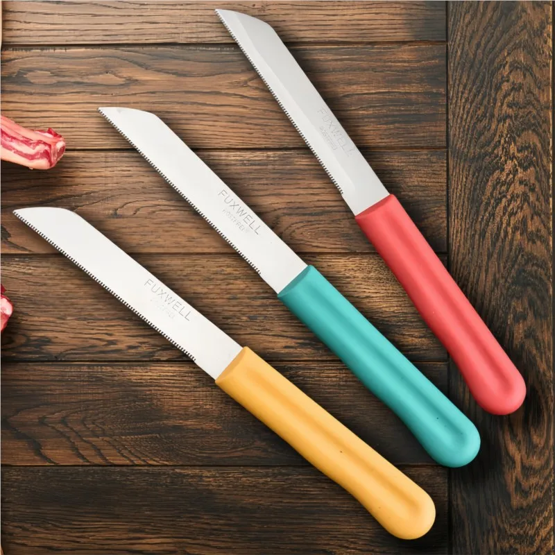 12pcs/Set Steak Knives Cutlery Set with Serrated Blade Dinner Knifes Set for Meat Bread Quality Kitchen Knife 3