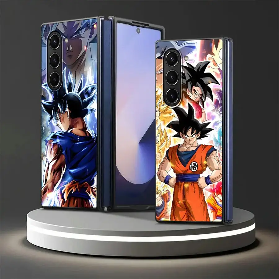 Hülle für Samsung Galaxy ZFold6 ZFold7 ZFold5 ZFold4 ZFold3 Z Fold 7 6 5 4 3 Rückseitige Handyabdeckung Anime Japan DBZ
