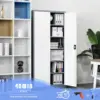 Yizosh Metal Garage Storage Tool Cabinet with Lock 71" Locking 2 Doors 5 Shelves Tall Steel Heavy Duty File Gray White 4