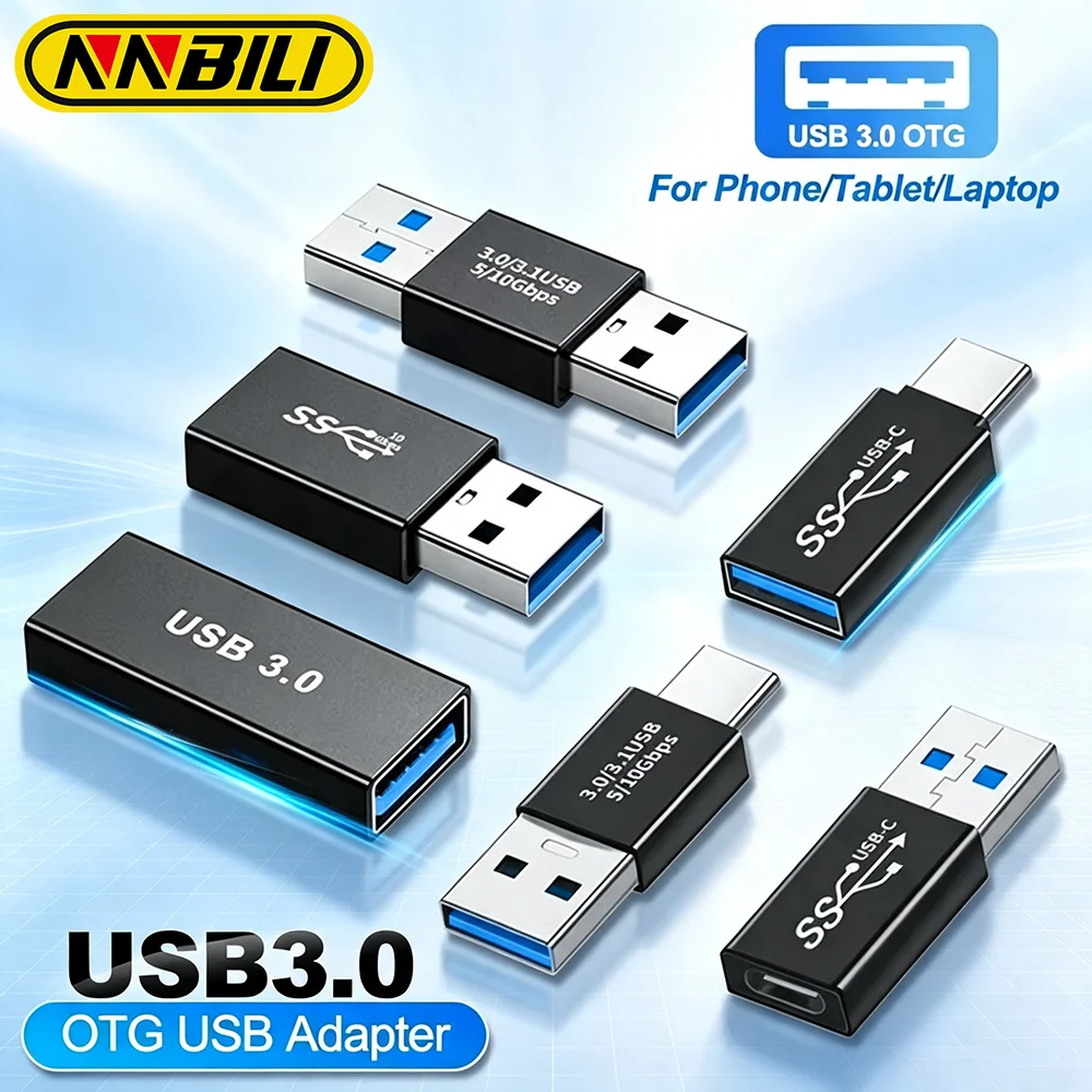 High-Speed USB 3.0 Type-C Extension Adapter
