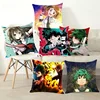 45x45CM My Hero Academia Pillow Case  Anime Midoriya Izuku Deku Printed Pillow Covers Soft Decorative Pillowcase Gifts Wholesale 1