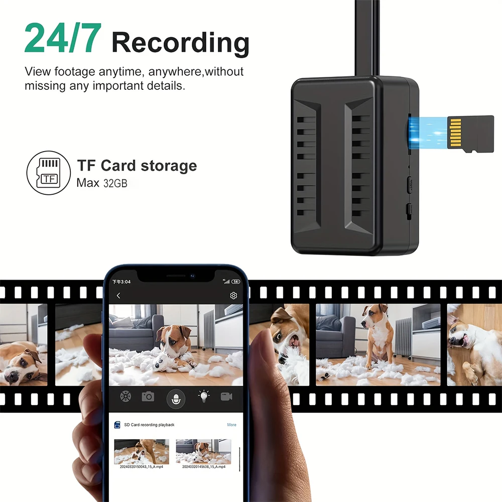 New Mini WiFi Camera HD 1080P Flexible Lens Cable 2 Way Talk Motion Detection USB Rechargeable Small Wireless WiFi Camera
