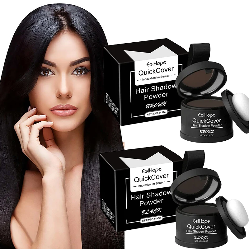 Brown Colors Hairline Powder 4g Hairline Shadow Powder Instantly Black Root Cover Up Shadow Natural Makeup Hair Concealer