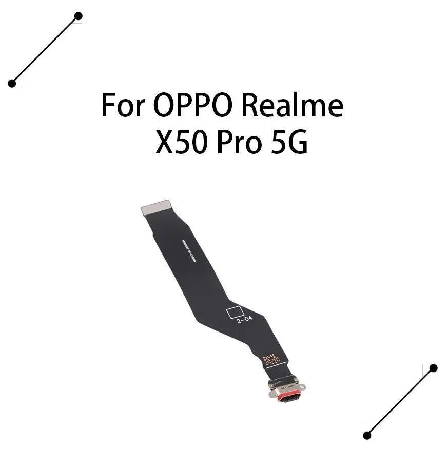 

USB Charge Port Jack Dock Connector Charging Board Flex Cable For OPPO Realme X50 Pro 5G