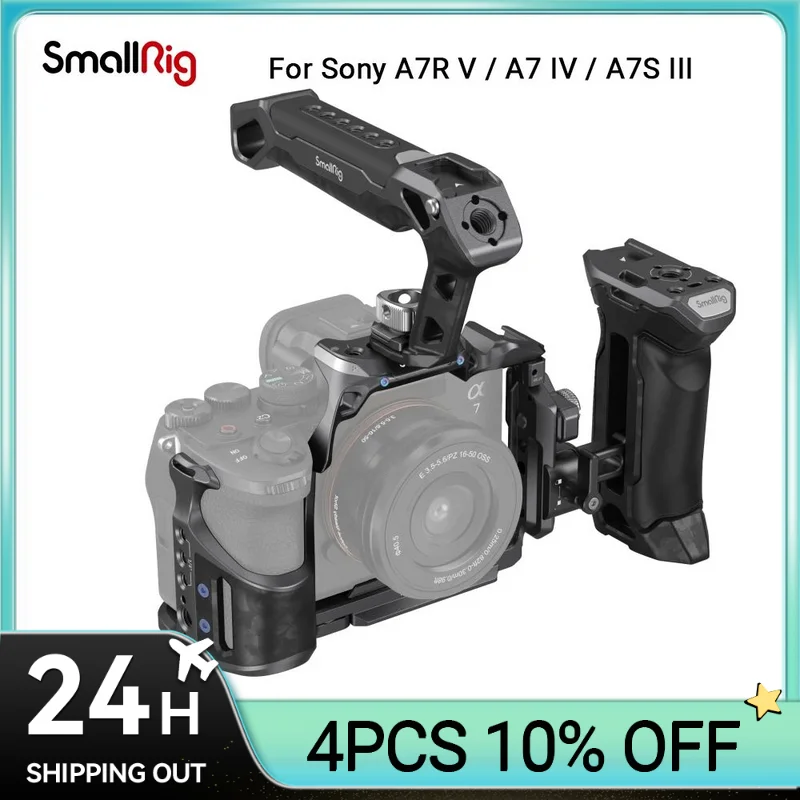 Kit Gabbia Avanzata Smallrig "Rhinoceros" Per Sony Alpha 7R V / Alpha 7 Iv / Alpha 7S Iii 3710