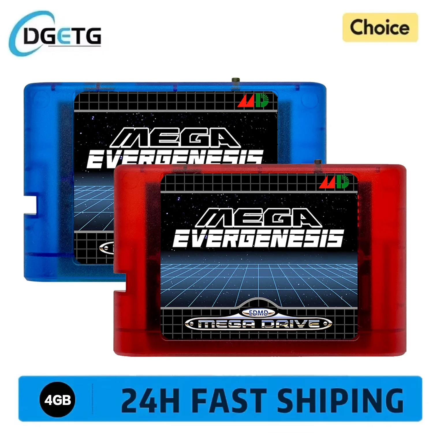 All-in-One Flash Card for Sega MegaDrive/Genesis Emulation with 4GB Storage