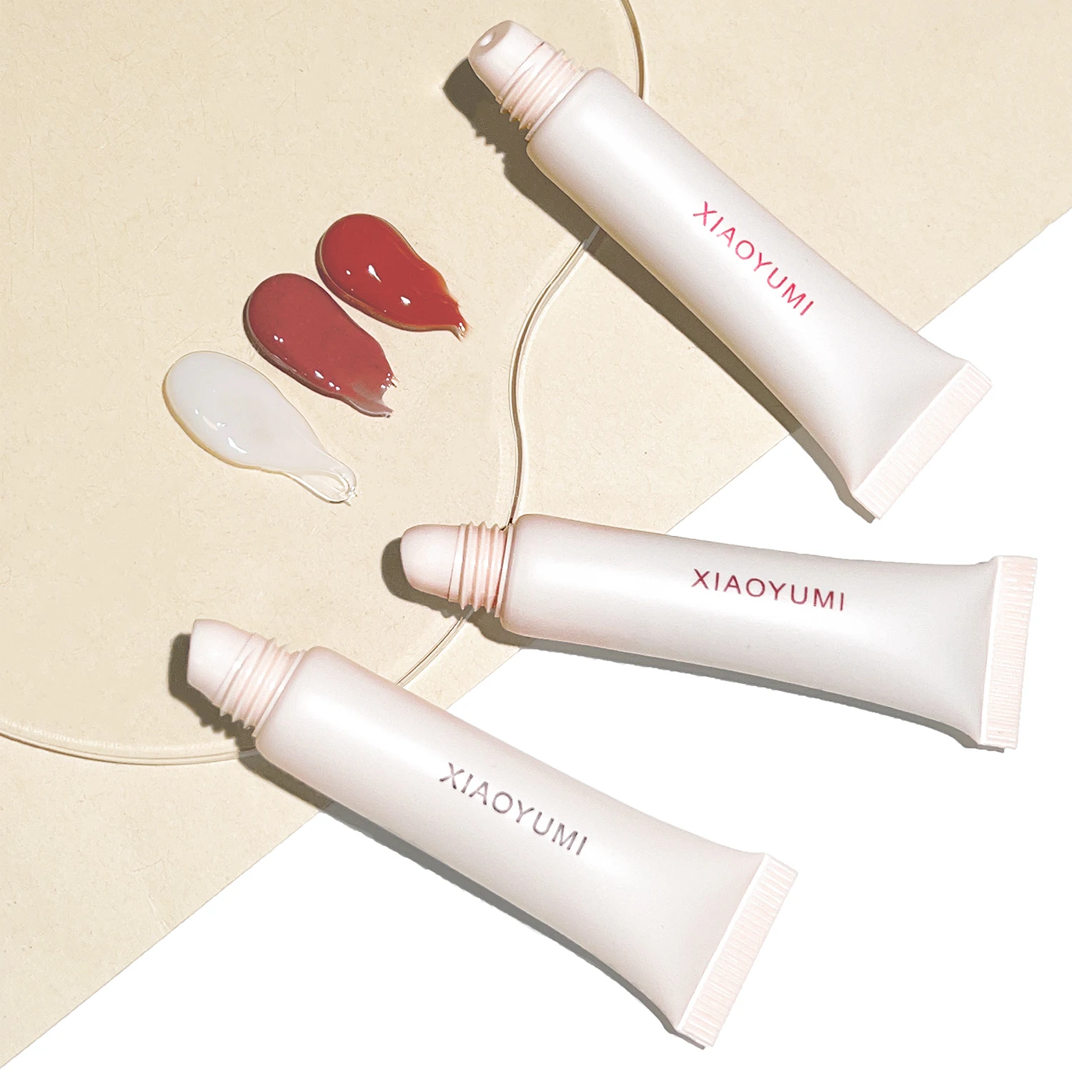 Lip lotion 3 boxed, moisturizing and non-sticky colored lip oil, moisturizing and anti-cracking lip balm, lipstick base lip loti 4