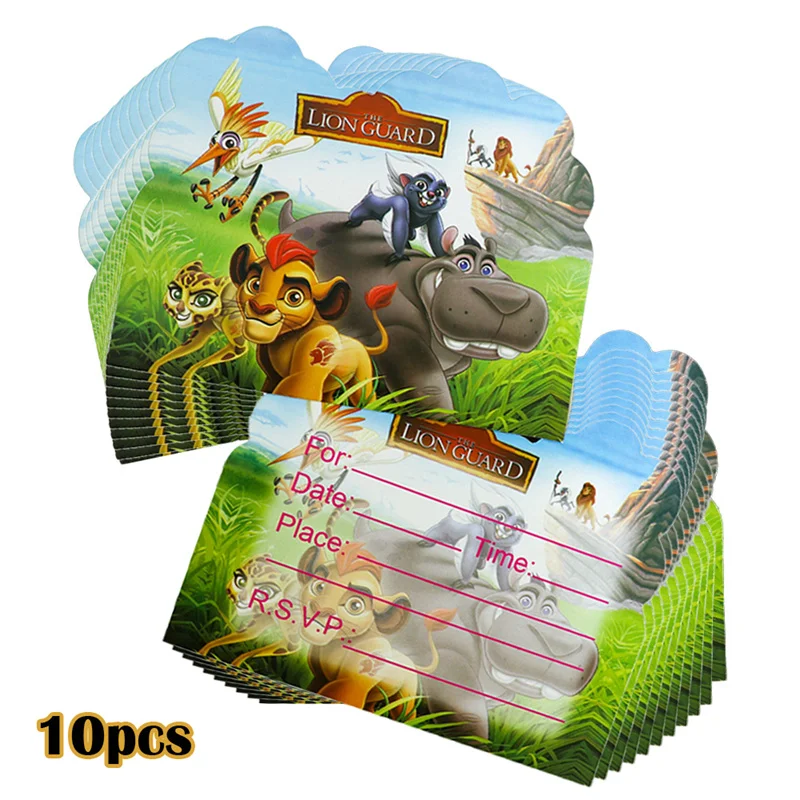 thumbnail image 1 of Nueva decoración para fiesta del Rey León Simba, plato de papel, servilletas, vasos, globos, suministros para eventos de baby shower con temática del Rey León, 1 of 5