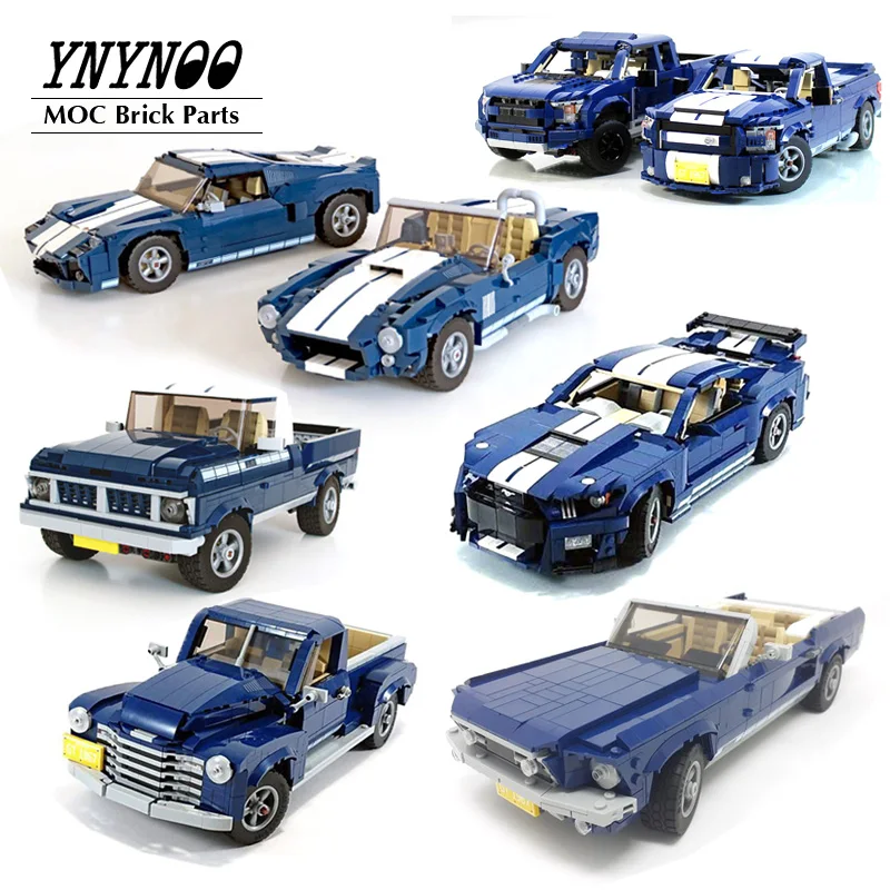NEW MOC-10265 Mustangs Shelby GT500 Building Block Car Bricks F150