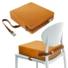 Chair Pad Cushions Child Baby Dining Chair Booster Cushion Premium Leather Case Removable Washable Comfortable Soft Seat Cushion 1