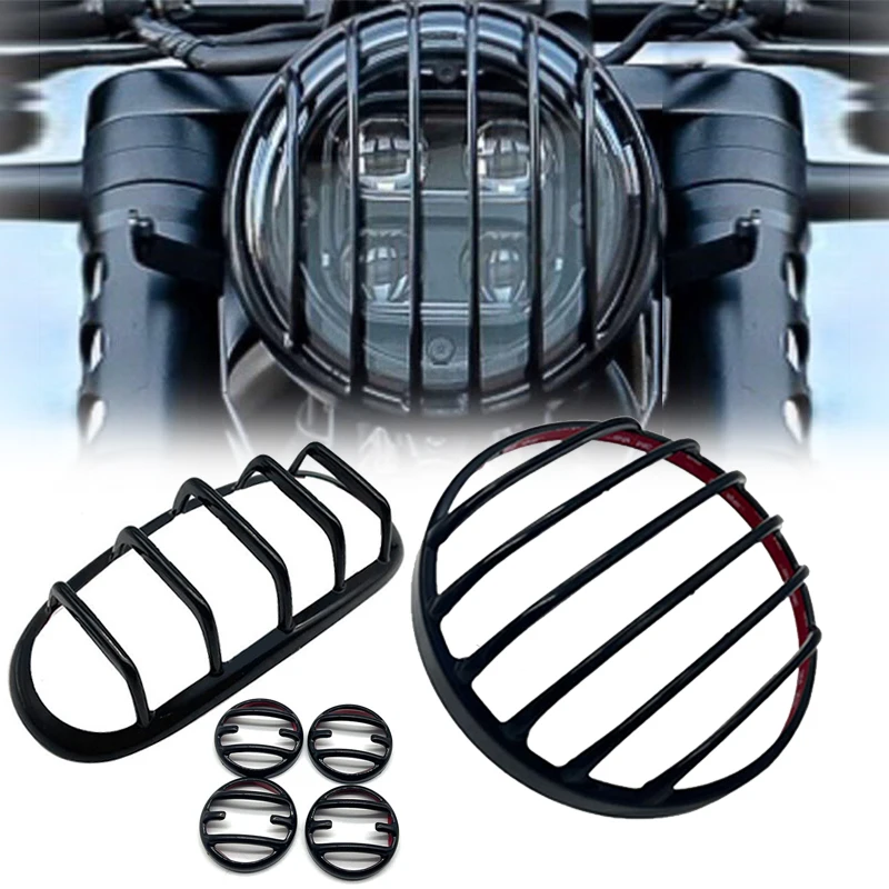 WOOGA Cubierta de carenado para Faro de Motocicleta, Protector de máscara Frontal para Ho&nda CMX 250 CMX500 CMX300,Visera de Parabrisas, Deflector de