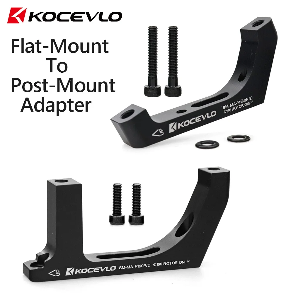 

KOCEVLO SM-MA-F160P/D R160P/D Post-Mount Caliper Adapter for 160mm Rotor Road Disc Brake FM to PM