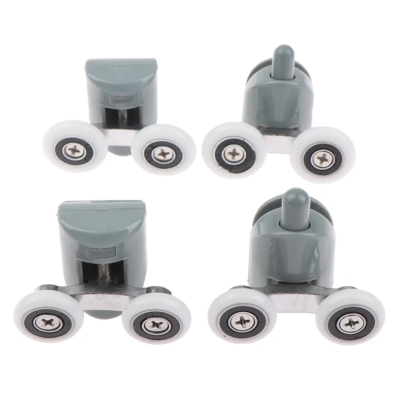 아연 합금 더블 샤워 도어 롤러 휠 러너, 풀리, 롤러, 휠 베어링 직경 20mm, ..
