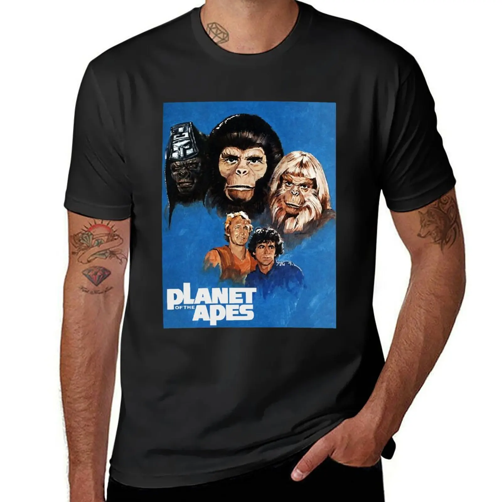

Planet of the Apes - 70s TV series T-Shirt plain vintage Blouse Men's t-shirt