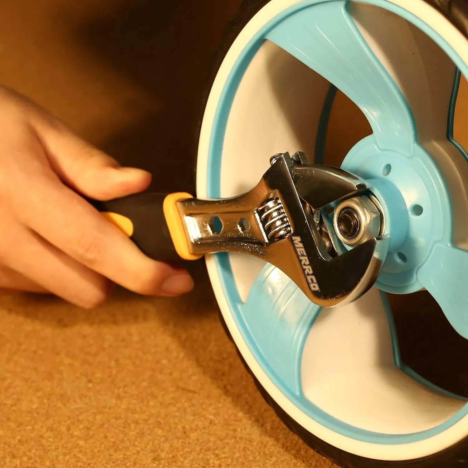 Steel Home Repair Tool Kit with Plastic Toolbox