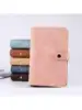 A6 Faux Leather Button Closure Loose Leaf Binder With Cash Envelope Pockets & Replacement Storage Bag ,Used for Bookkeeping, Sav 6