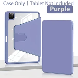 Swiveling 360° Rotation Tablet Cover for iPad Air, iPad, and iPad Pro (XZ - Purple)
