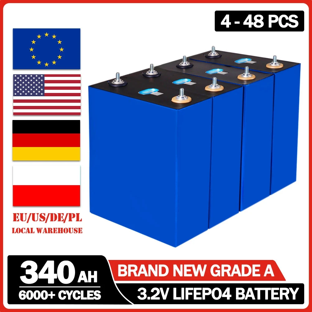 2-4-8-16-24-32-48pcs-3-2v-340ah-battery-lifepo4-grade-a-rechargeable