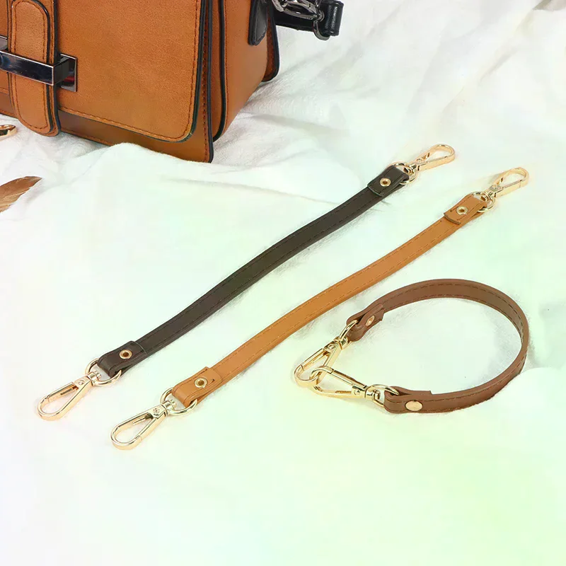 Manico per borsa da donna in pelle PU da 28 cm, tracolla corta sostituibile, cinturino per borsa, accessori moda per borse - immagine 2