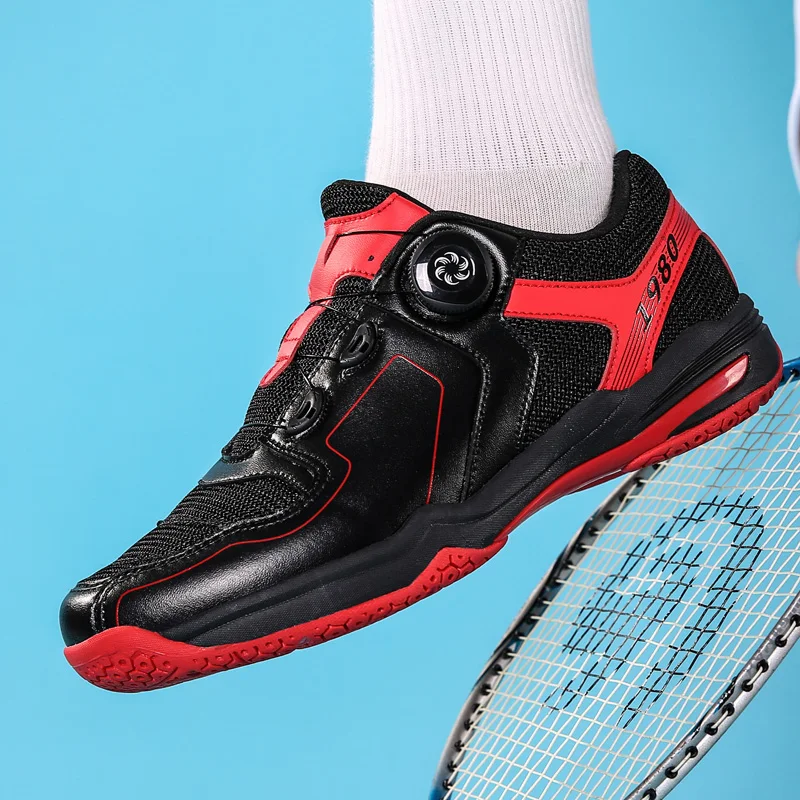 

Professional Badminton Shoes Women and Men Sneakers Breathable Badminton Training Shoes Outdoor Non-slip Badminton Sneakers Men