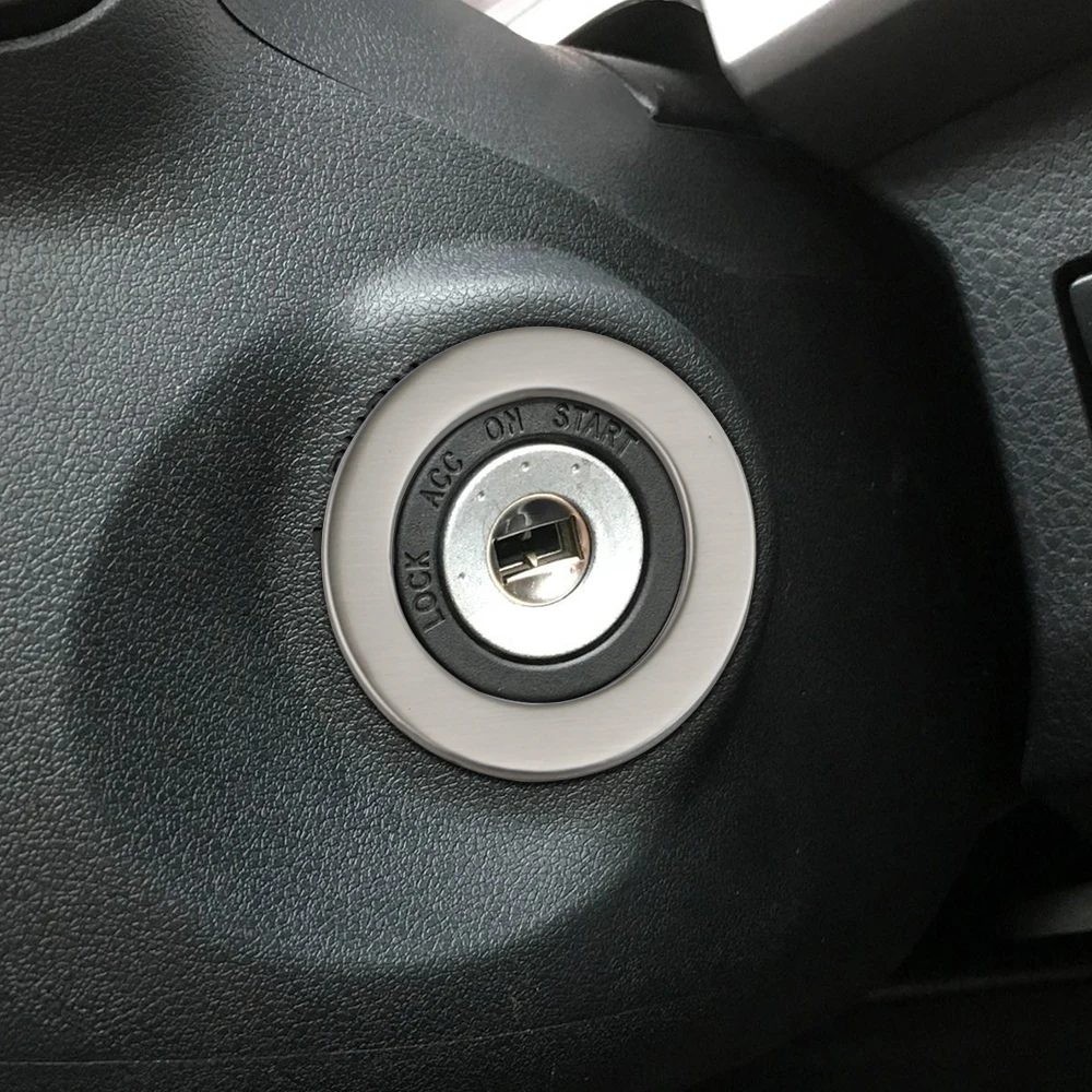 Car Ignition Key Ring Engine Start Stop Protection Cover Trim Sticker