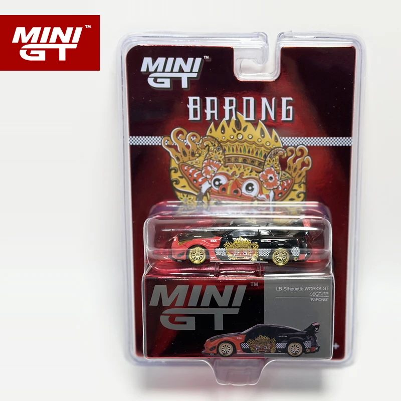 바롱 체이스 합금 자동차 모델 651, * 재고 * MINIGT 1:64 LB WORKS GTR R35 RR Ver.1