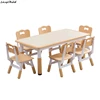 Lazychild Kindergarten Adjustable Plastic Desk Chair Set For Children's Learning Tables Chairs Baby Early Education Toy Table 5