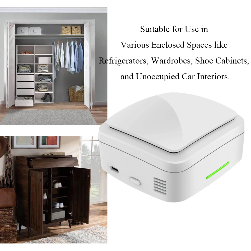 Robust ABS and PC materials Color: White Air Purifier