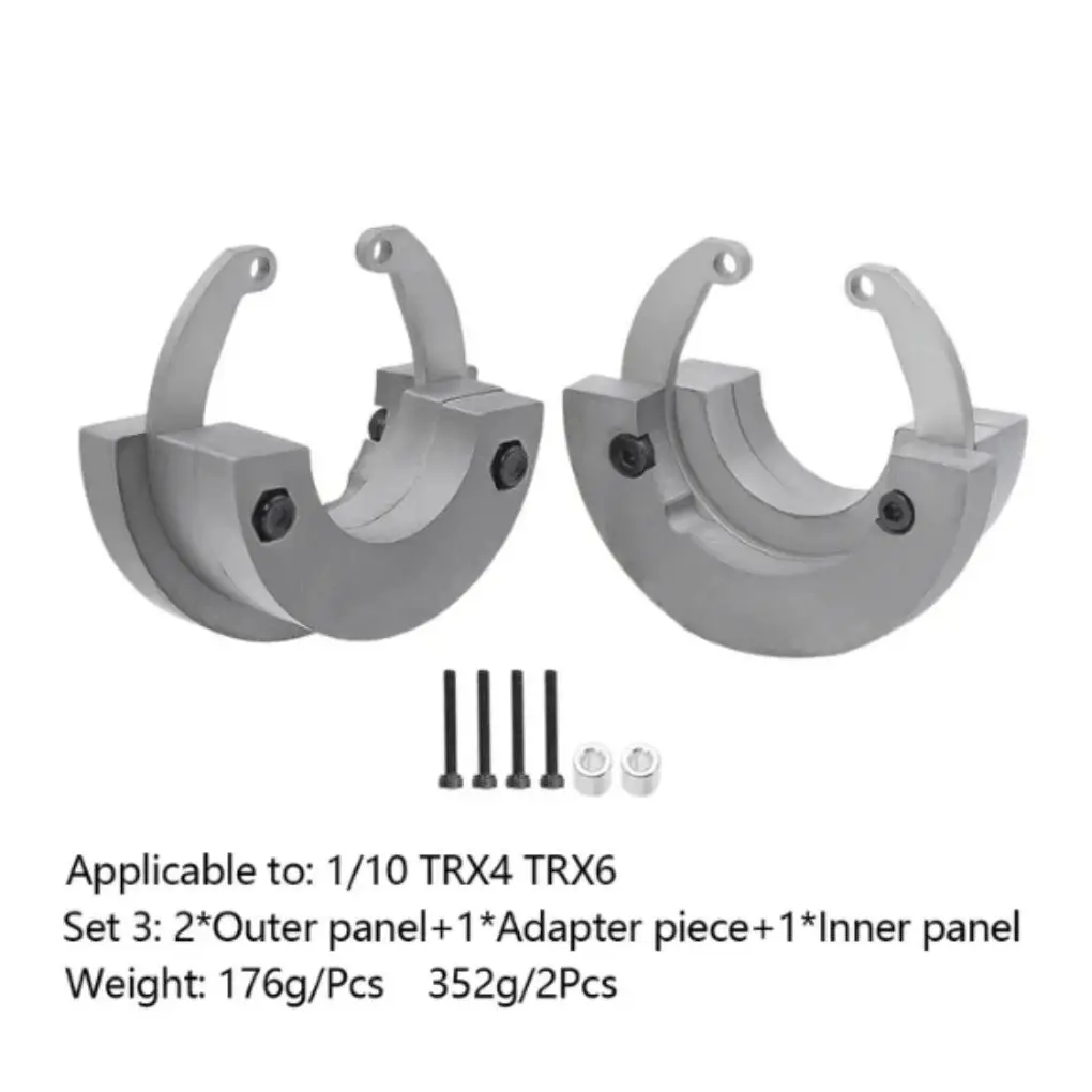 

Steel 1 10 Counterweight RC Upgrade Part Heavy Duty Rc Counterweight For Trx4 RC Car Part RC Car Accessories