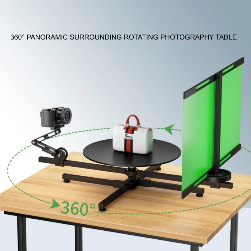 

360° Surrounding Rotation Video Shooting Platform Professional Photography Panoramic Round Turntable Studio Photo Booth