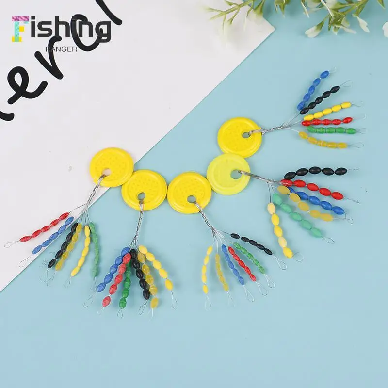 

Rubber Float Stops Space Beans Oval Stopper Connector Line Buoys Fishing Float