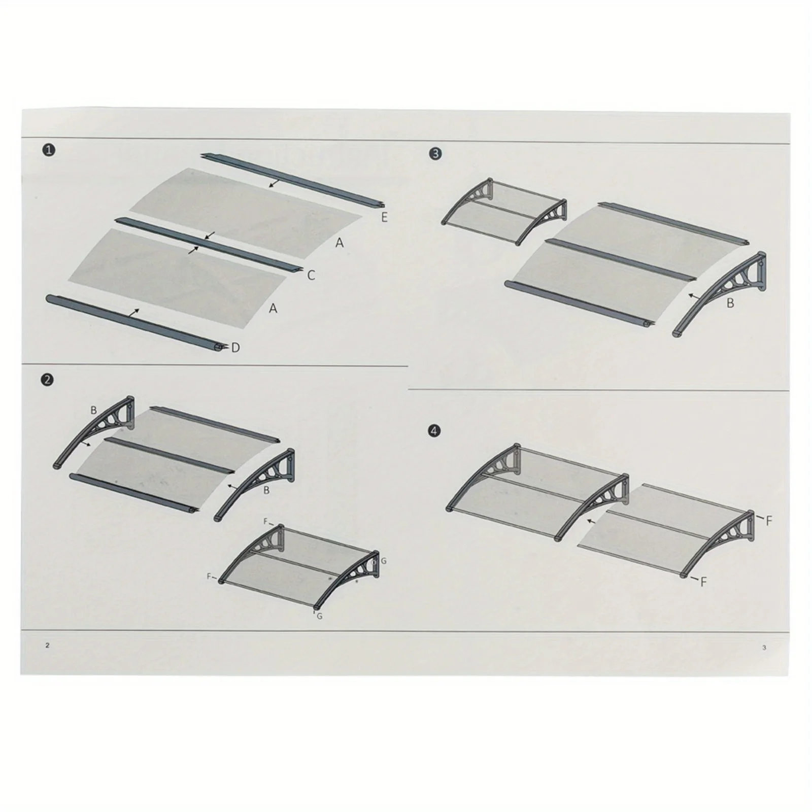 80"x 40" Outdoor Front Door Window Awning Patio Canopy Rain Cover UV Protected Eaves RT