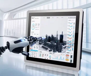 Industrial Panel All In One PC Mini Computer Capacitive Touch with Celeron J1800 Built In Wifi RS232 Com For Win 7/10