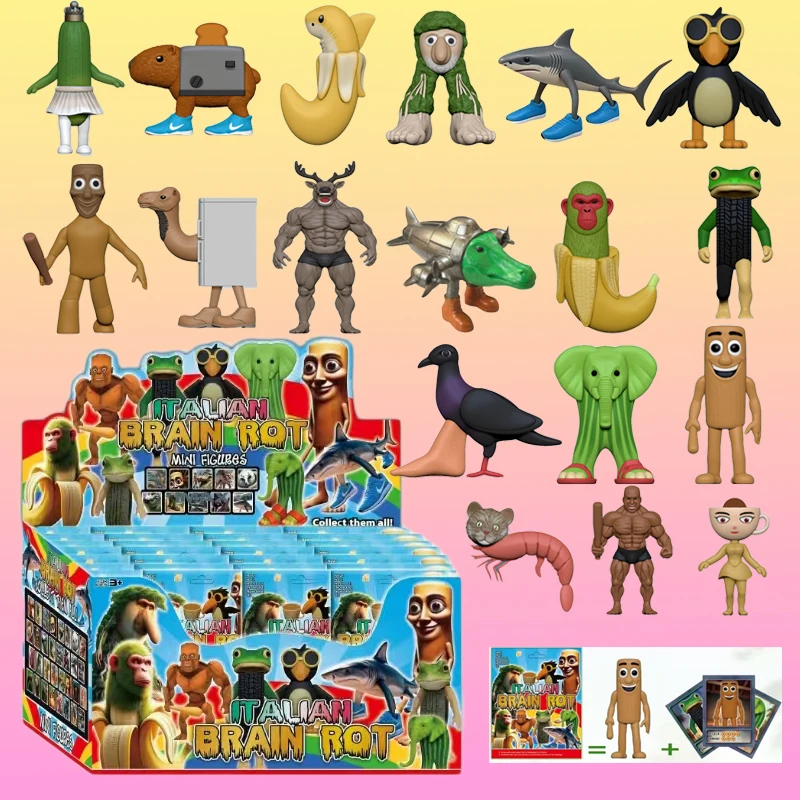 Mino Plus Tung Tung Tung Sahur Figure Toy, Tralalero Tralala