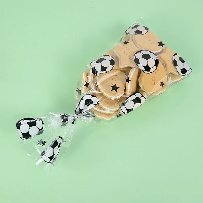 6/10/50 stücke Fußball Thema Geschenk Taschen Fußball Süßigkeiten Cookie Verpackung Tasche Fans Party Favor Taschen Für Jungen geburtstag Party Dekoration – Detail 8
