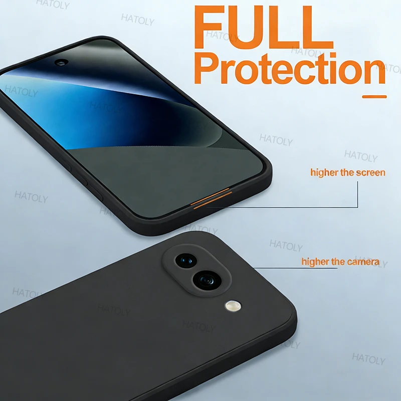 Luxury Shockproof TPU Liquid Silicone Protective Phone Case Cover
