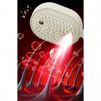 Electric spray airbag massage comb essential oil atomization care self-cleaning anti-static hair wrap smooth hair comb Massage comb, electric comb, scalp comb, red light comb, scalp electric massage comb, microcurrent infrared laser comb 7