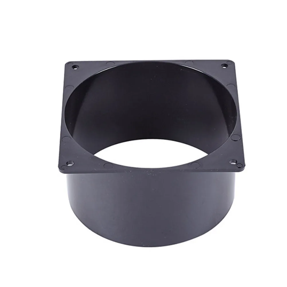 ABS Wall Flange Connector 75mm 100mm 120mm For Ventilation Pipe Air Ducting Connection Indoor Ventilation Equipment Accessory Flange connector duct pipe connector