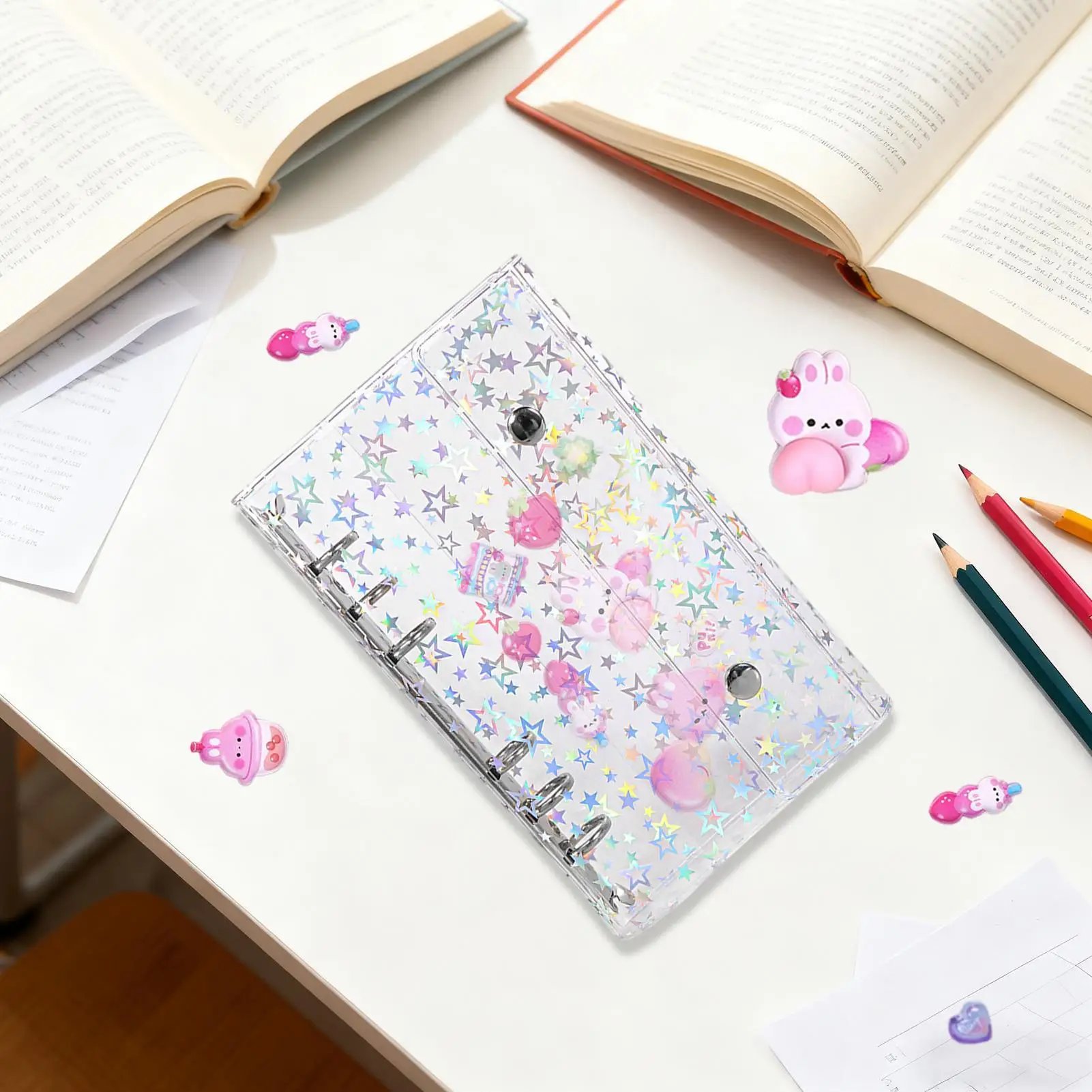 바인더 노트북 휴대용 주최자 폴더 가족 학생을위한 사무실 바인더 폴더 교사 학교 통근 야외 실내 여행