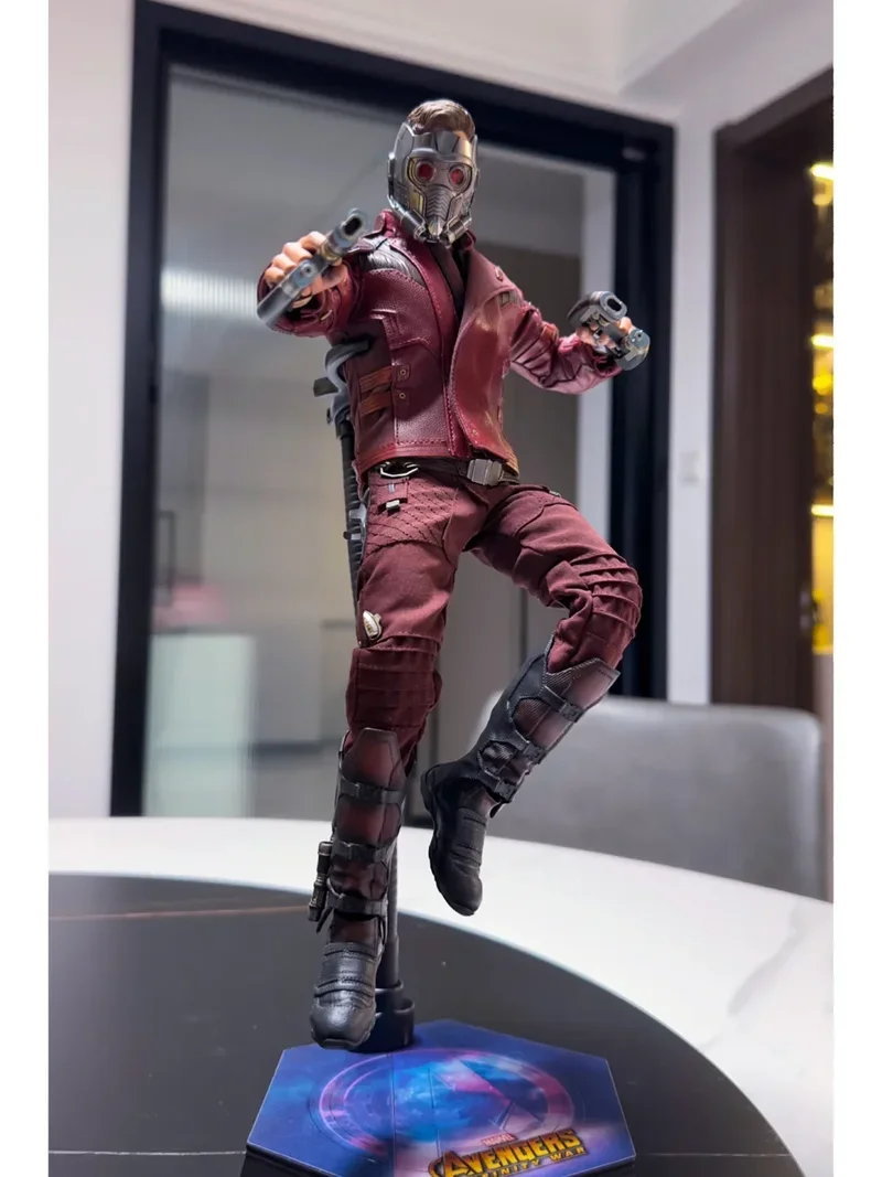 재고 있음  HOTTOYS HT MMS539 Marvel Avengers 3 스타 로드 3.0 액션 피겨 모델 완구