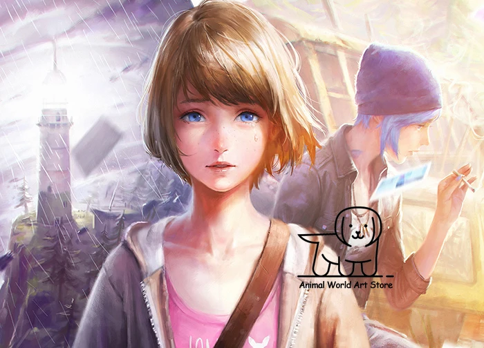 thumbnail image 1 of Pósteres y grabados del juego de anime Life Is Strange, pintura en lienzo, imágenes artísticas de The Traveler para la decoración del hogar de la habitación, regalo para jugadores, 1 of 5