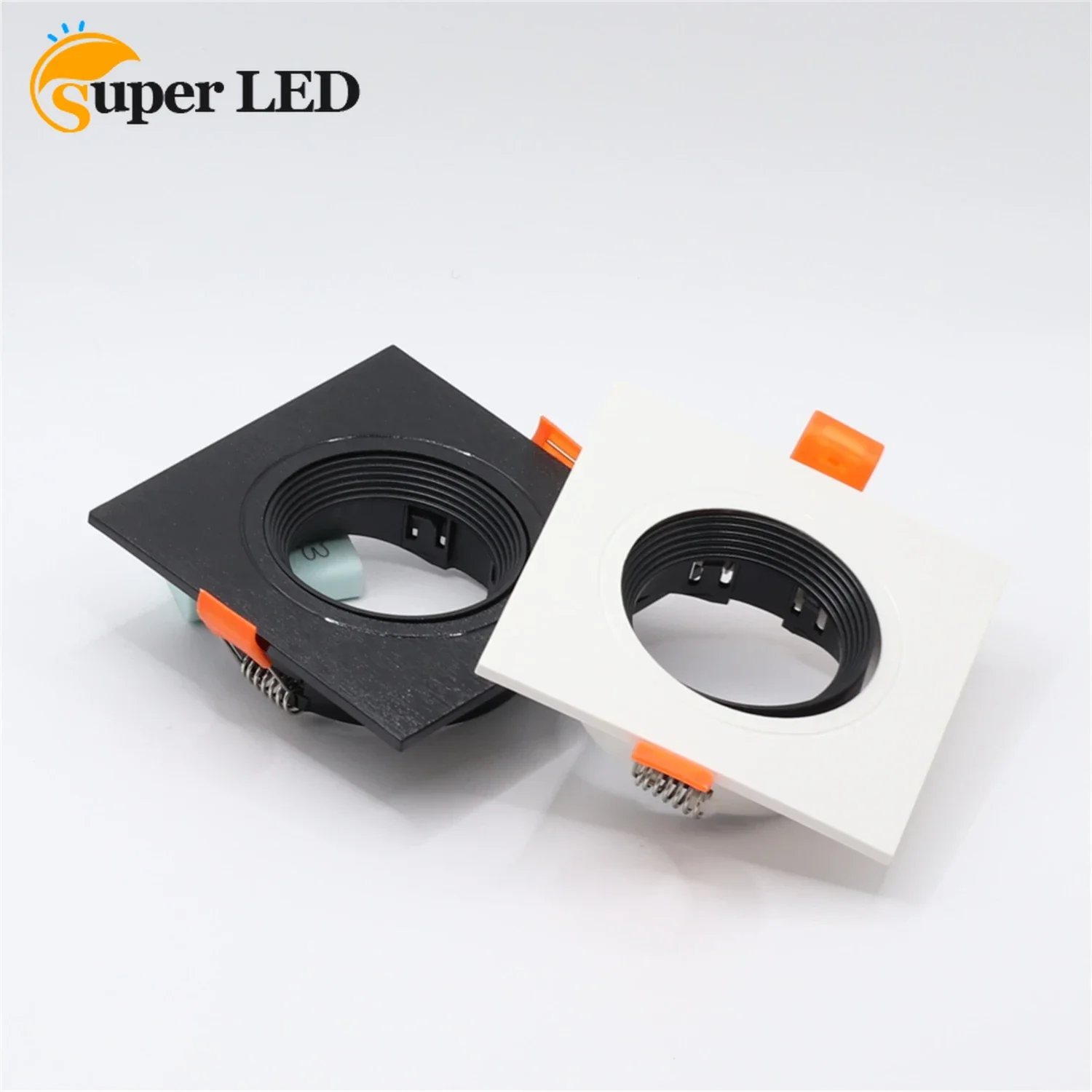 6W MR16 LED Eyeball GU10 Downlight Casing Frame Ceiling Down Light Lampu Siling Square Black White Fixture