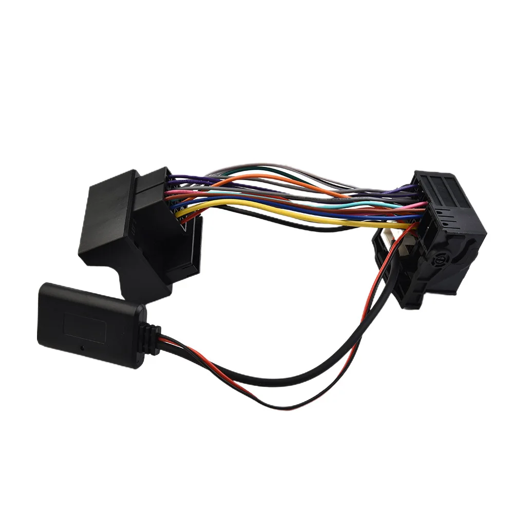 

12V Aux Cable AUX Adapter Audio 5.0 Cable Plug 12-Pin Accessory Black For BMW E60 E63 E64 E61 E62 CD