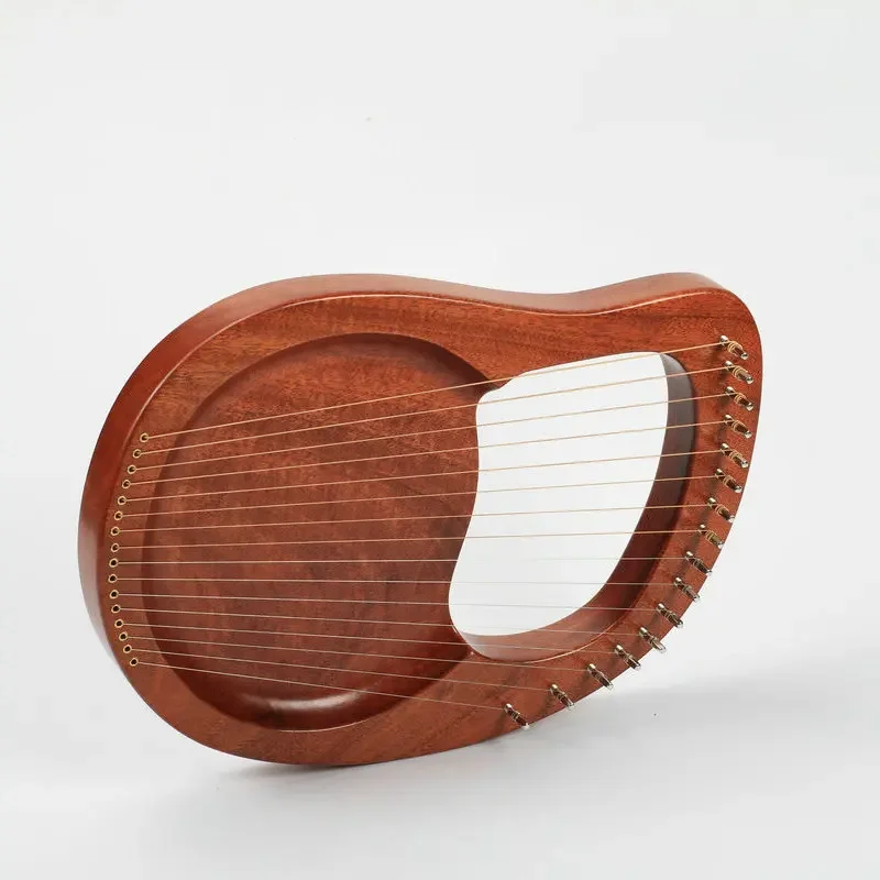 Vintage Instrument Lyre Small Harp Simple Niche Band Instrument Lyre Nation Solid Wood Quality Stringed Musical Instruments