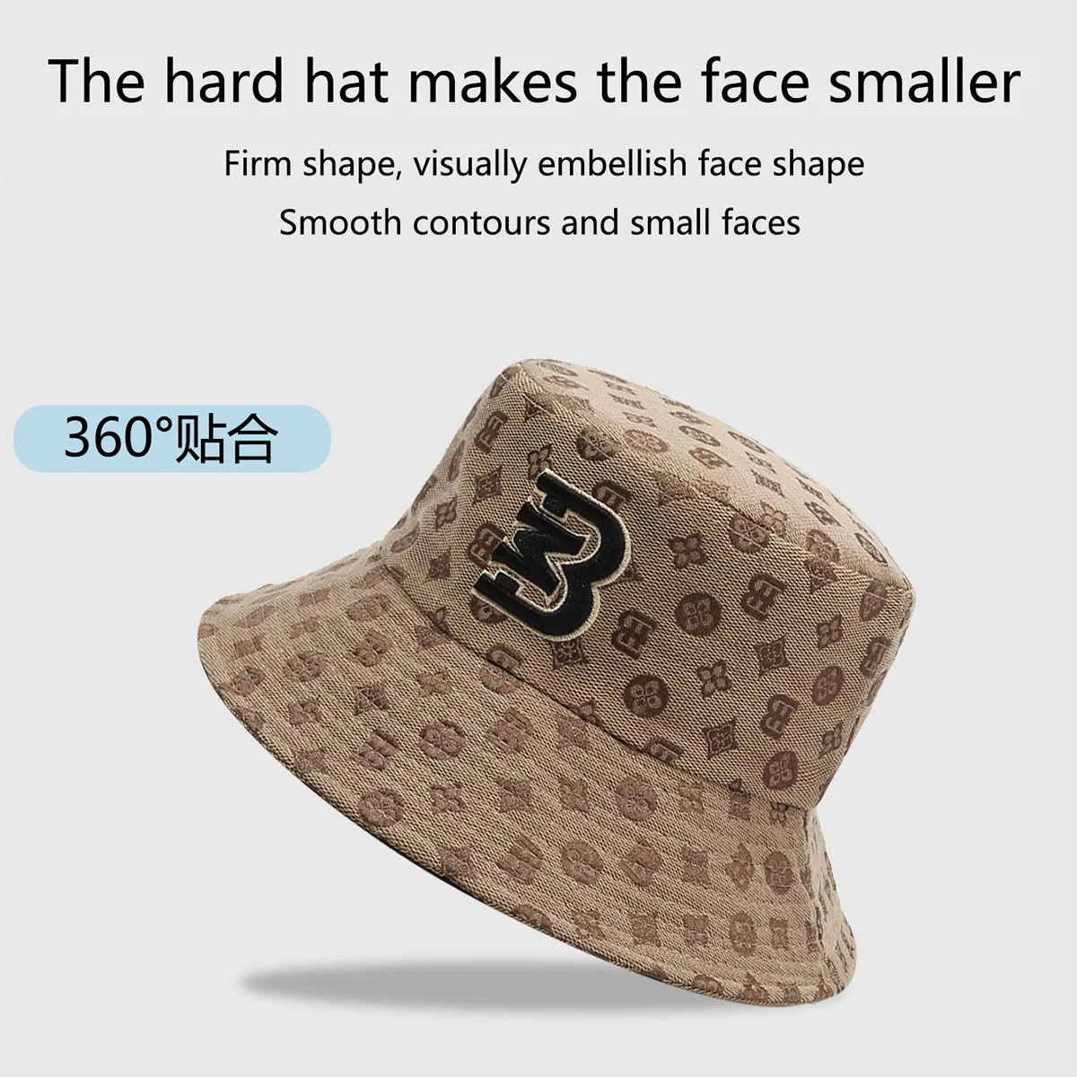 女士 Bucket Hat, Large Wide-Brimmed Outdoor Soft Cotton Solid Color Sun Hat, Portable Foldableable Hat, Fisherman Hat, Sun Hat