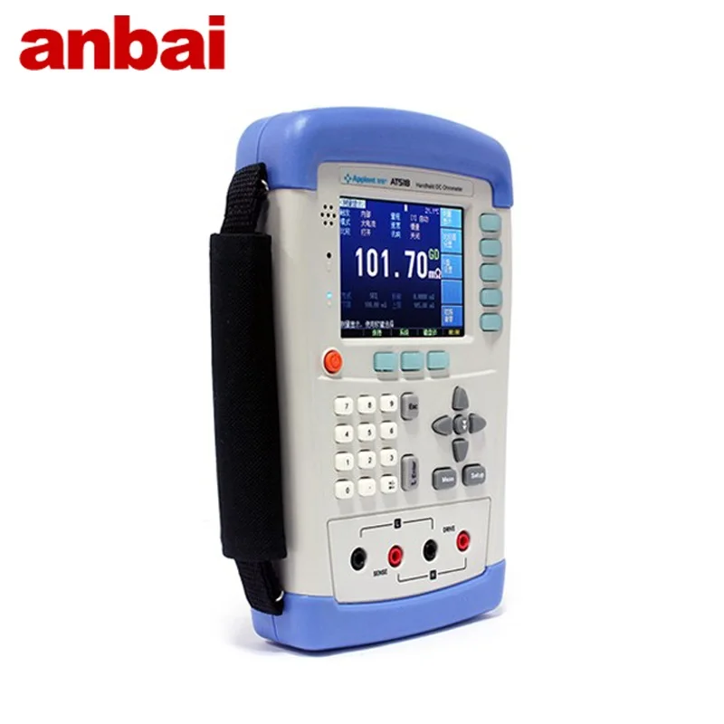 Applent AT518 Handheld DC Low Resistance Tester Measuring Range 10&mu;&Omega; ~ 20M&Omega;,Accuracy 0.05%