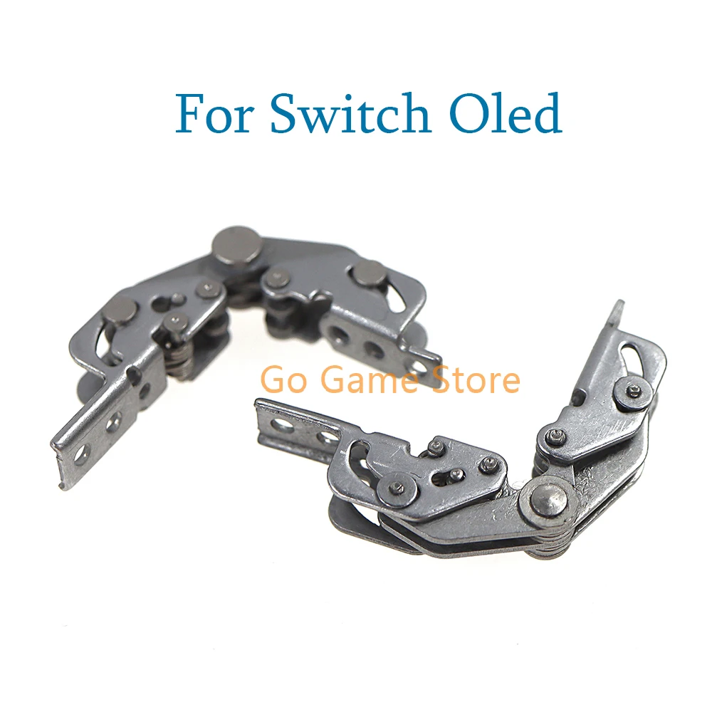 30 Pz = 15 Paia Albero Originale Sinistro Destro Supporto In Metallo Cerniera Asse Console Cover Posteriore Catena Per Nintendo Switch Oled