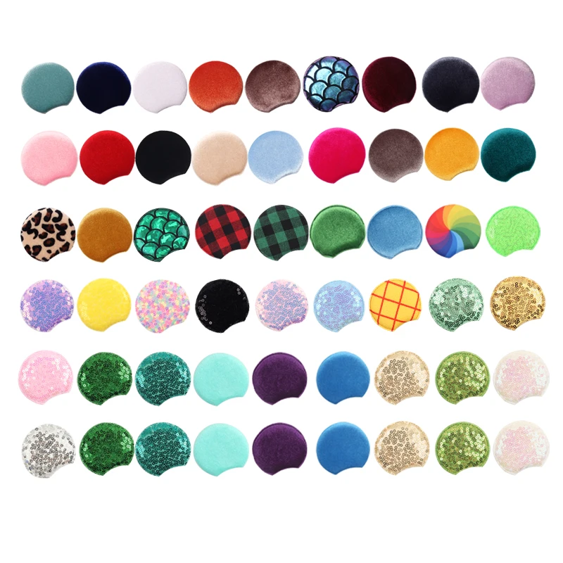 

10Pairs/Lot 2.3IN Sequins Mouse Ears For Cartoon Hairband Featival Party Headband Handmade Headwear DIY Hair Accessories Gift