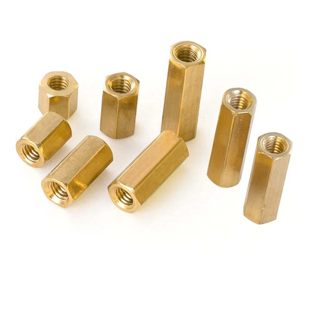 Brass Hex Male Female Standoff Pillar Stud Mount Spacer Hexagon PCB Motherboard Hollow Bolt Screw M2 M2.5 M3 M4 M5